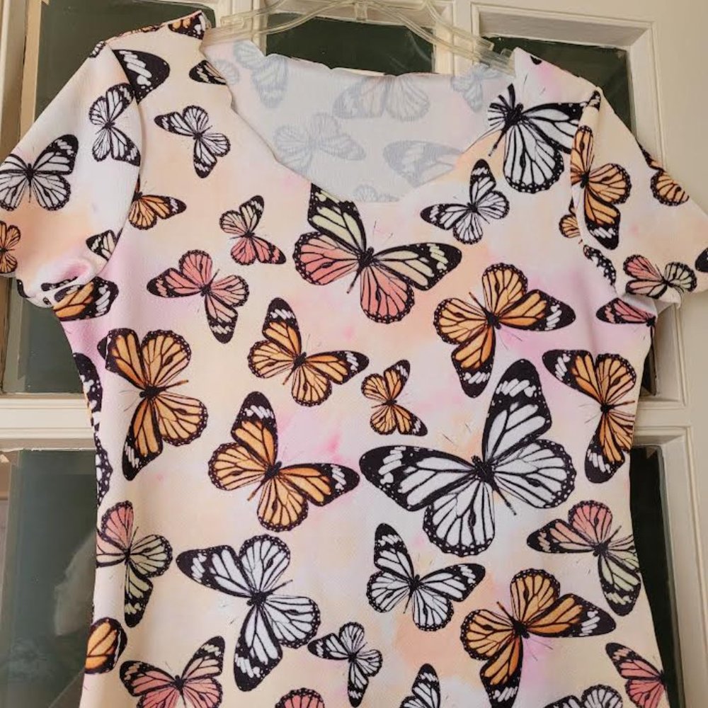 Shein Scalloped neck top